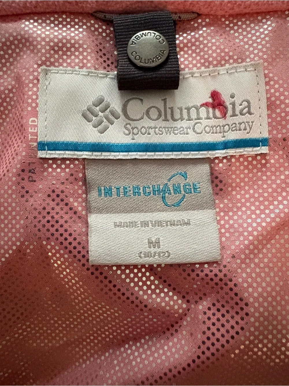 Columbia Kids Pink, Mint & Navy Lightweight Jacket
